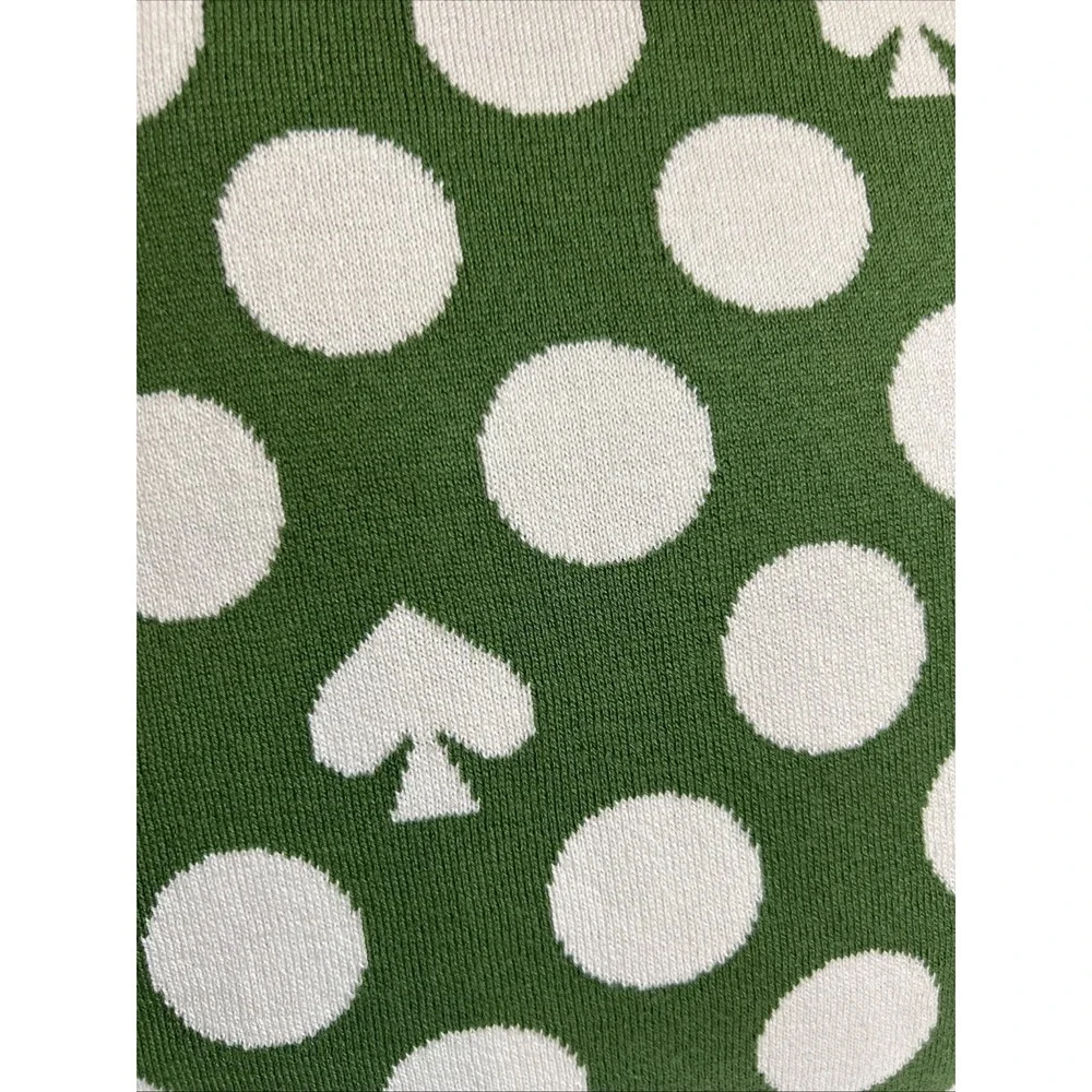Kate Spade Of New York Green Polka Dot Throw Pillow 18 X 18